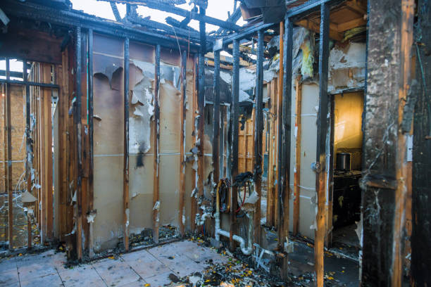 Professional Emergency Fire Cleanup technician working in North Branch, MN
